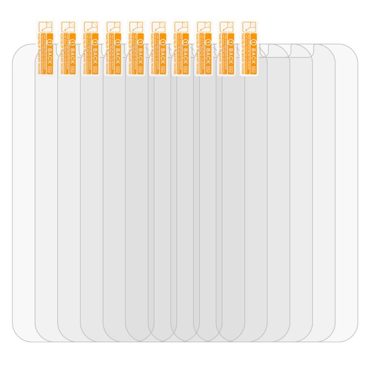 10pcs xDfind 0.26mm 9H 2.5D Middle Aluminum Tempered Glass Film, For iPhone 16e / 13 / 13 Pro, For iPhone 16 Pro Max, For iPhone 16 Pro, For iPhone 16 Plus, For iPhone 16, For iPhone 15 Plus / 15 Pro Max, For iPhone 15 / 15 Pro, For iPhone 14 Plus�����...