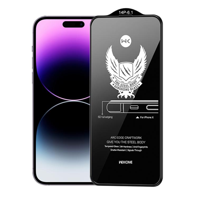 WK WTP-012 KinKong 0.25mm 9H 4D Curved Privacy Tempered Glass Film, For iPhone 16 Pro Max, For iPhone 16 Pro, For iPhone 16 Plus / 15 Plus, For iPhone 16 / 15, For iPhone 15 Pro Max, For iPhone 15 Pro, For iPhone 13 Pro Max / 14 Plus�������������������...