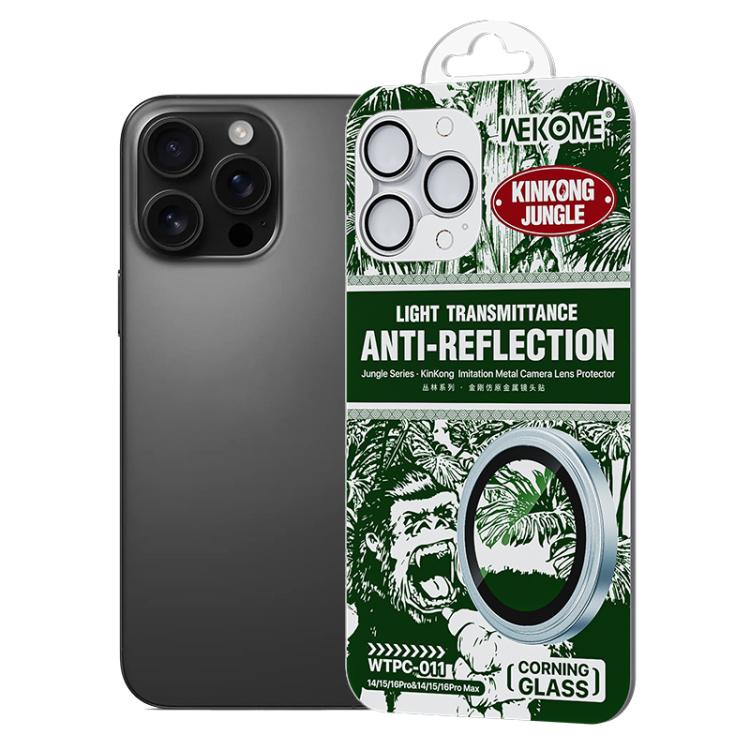 WTPC-011 Jungle Series Kinkong Imitation Metal Camera Lens Protector Film, For iPhone 16 Pro / 16 Pro Max