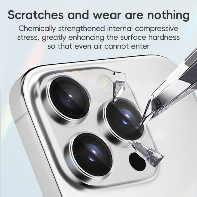 WTPC-011 Jungle Series Kinkong Imitation Metal Camera Lens Protector Film, For iPhone 16 Pro / 16 Pro Max