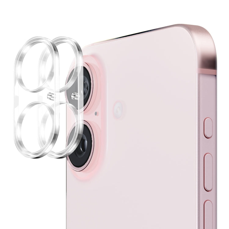 2pcs ENKAY Hat-Prince 9H Rear Camera Lens Tempered Glass Film, For iPhone 17 Pro Max, For iPhone 17 Pro, For iPhone 17, For iPhone 17 Air, For iPhone 16e, For iPhone 15 Pro / 15 Pro Max, For iPhone 15 / 15 Plus, For iPhone 16 Pro / 16 Pro Max����������...