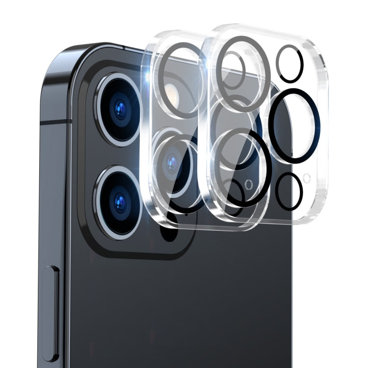 2pcs ENKAY Hat-Prince 9H Rear Camera Lens Tempered Glass Film, For iPhone 17 Pro Max, For iPhone 17 Pro, For iPhone 17, For iPhone 17 Air, For iPhone 15 Pro / 15 Pro Max, For iPhone 15 / 15 Plus, For iPhone 16 Pro / 16 Pro Max, For iPhone 16 / 16 Plus