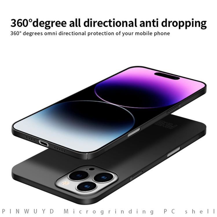 PINWUYO Micro-Frosted PC Ultra-thin Hard Phone Case with Magsafe Magnetic Ring, For iPhone 16 Pro Max, For iPhone 16 Pro, For iPhone 16 Plus, For iPhone 16, For iPhone 15 Pro Max, For iPhone 15 Pro, For iPhone 15 Plus, For iPhone 15