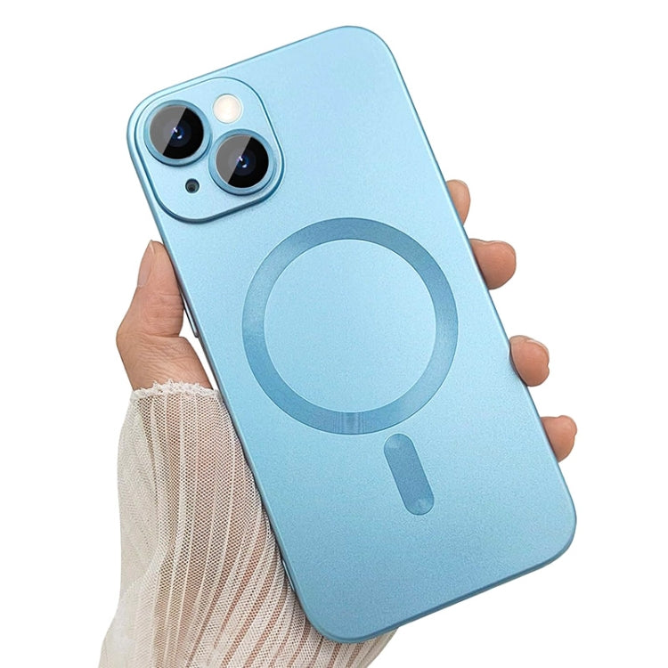 ENKAY MagSafe Matte TPU Phone Case with Lens Film, For iPhone 15 Plus, For iPhone 15, For iPhone 14 Plus, For iPhone 14, For iPhone 14 Pro, For iPhone 14 Pro Max