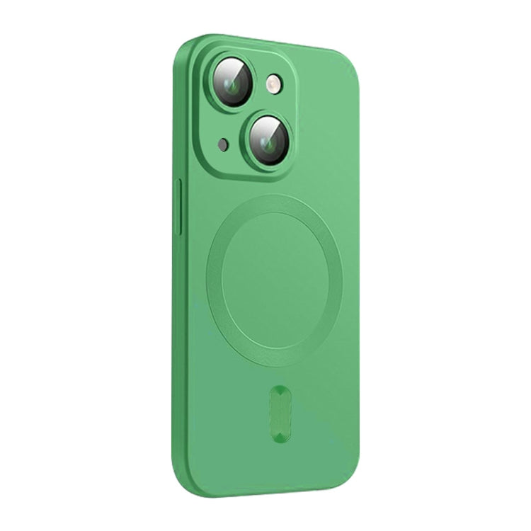 ENKAY MagSafe Matte TPU Phone Case with Lens Film, For iPhone 15 Plus, For iPhone 15, For iPhone 14 Plus, For iPhone 14, For iPhone 14 Pro, For iPhone 14 Pro Max
