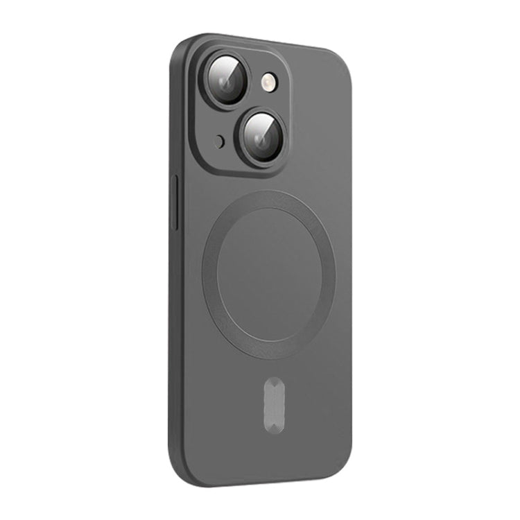 ENKAY MagSafe Matte TPU Phone Case with Lens Film, For iPhone 15 Plus, For iPhone 15, For iPhone 14 Plus, For iPhone 14, For iPhone 14 Pro, For iPhone 14 Pro Max
