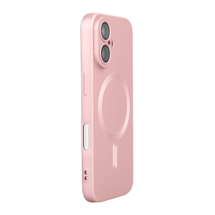 ENKAY MagSafe Matte TPU Phone Case with Lens Film, For iPhone 16 Pro Max, For iPhone 16 Pro, For iPhone 16 Plus, For iPhone 16, For iPhone 15 Pro Max, For iPhone 15 Pro