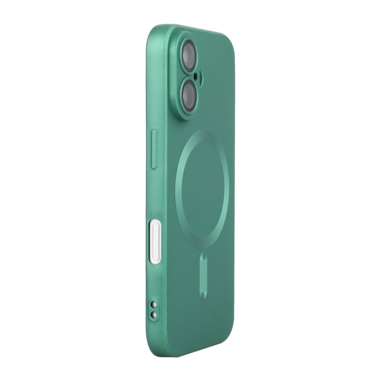ENKAY MagSafe Matte TPU Phone Case with Lens Film, For iPhone 16 Pro Max, For iPhone 16 Pro, For iPhone 16 Plus, For iPhone 16, For iPhone 15 Pro Max, For iPhone 15 Pro