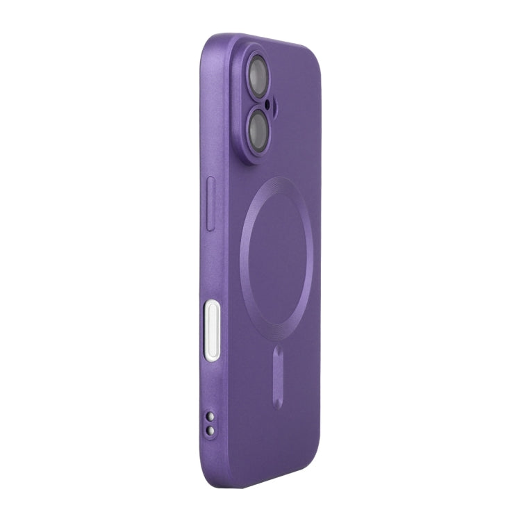 ENKAY MagSafe Matte TPU Phone Case with Lens Film, For iPhone 16 Pro Max, For iPhone 16 Pro, For iPhone 16 Plus, For iPhone 16, For iPhone 15 Pro Max, For iPhone 15 Pro