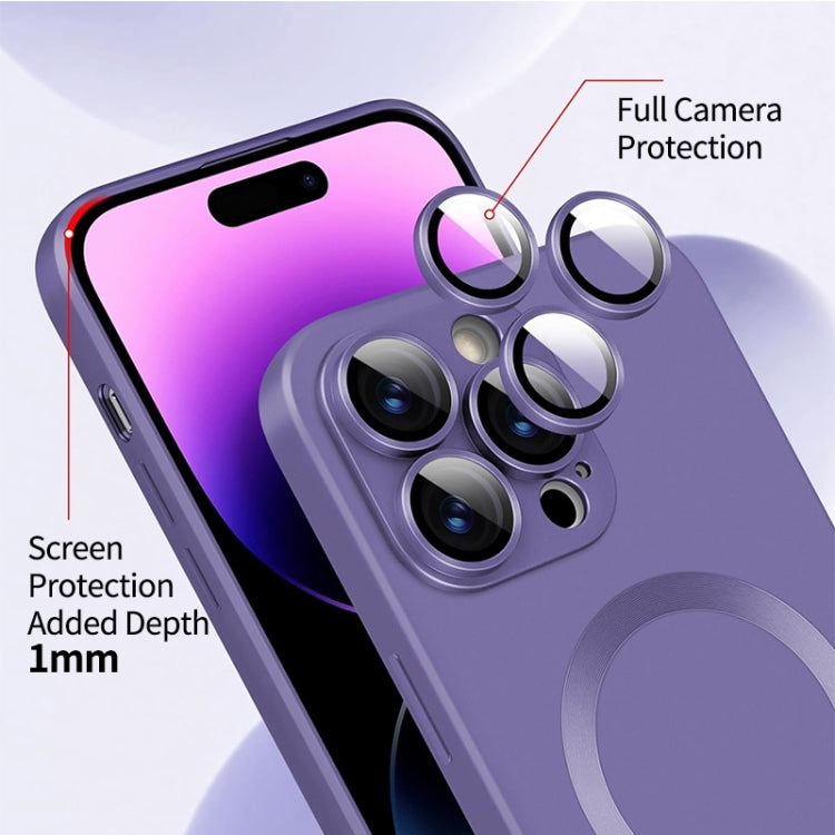 ENKAY MagSafe Matte TPU Phone Case with Lens Film, For iPhone 16 Pro Max, For iPhone 16 Pro, For iPhone 16 Plus, For iPhone 16, For iPhone 15 Pro Max, For iPhone 15 Pro