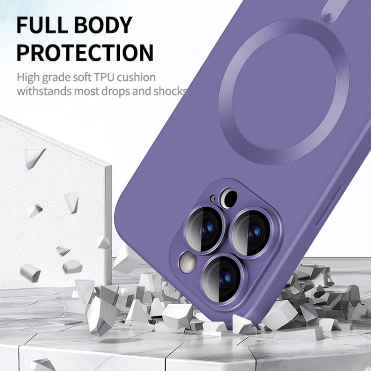 ENKAY MagSafe Matte TPU Phone Case with Lens Film, For iPhone 15 Plus, For iPhone 15, For iPhone 14 Plus, For iPhone 14, For iPhone 14 Pro, For iPhone 14 Pro Max