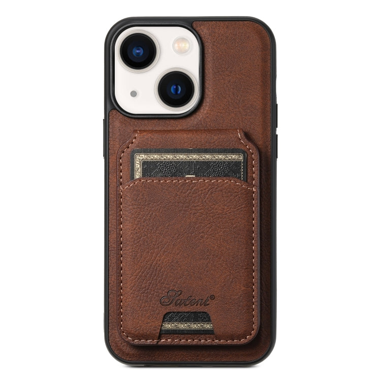 Suteni H16 Litchi Texture Leather Detachable Wallet Back Phone Case, For iPhone 15, For iPhone 14 Plus, For iPhone 14, For iPhone 14 Pro, For iPhone 14 Pro Max, For iPhone 13 Pro Max, For iPhone 13 Pro, For iPhone 13, For iPhone 12, For iPhone 12 Pro M...
