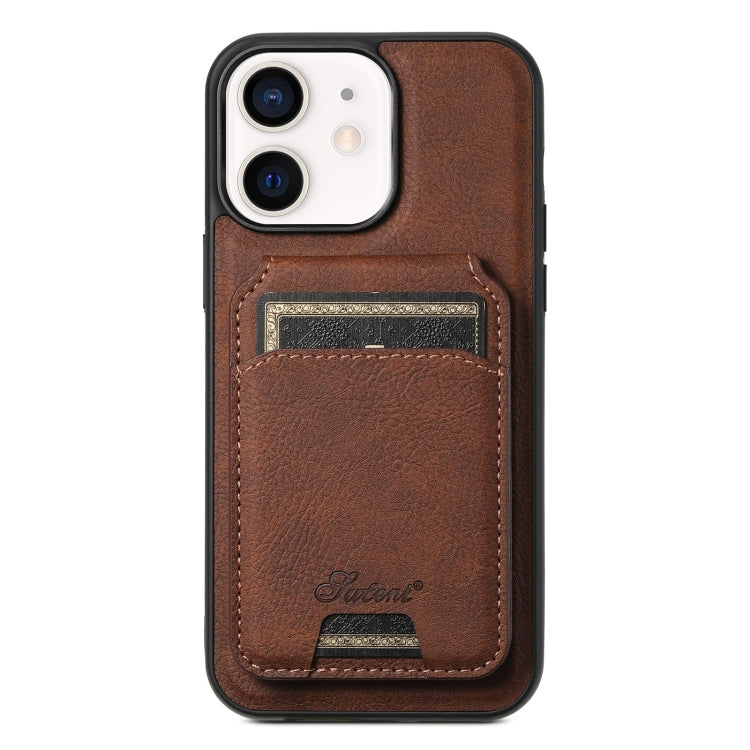 Suteni H16 Litchi Texture Leather Detachable Wallet Back Phone Case, For iPhone 15, For iPhone 14 Plus, For iPhone 14, For iPhone 14 Pro, For iPhone 14 Pro Max, For iPhone 13 Pro Max, For iPhone 13 Pro, For iPhone 13, For iPhone 12, For iPhone 12 Pro M...