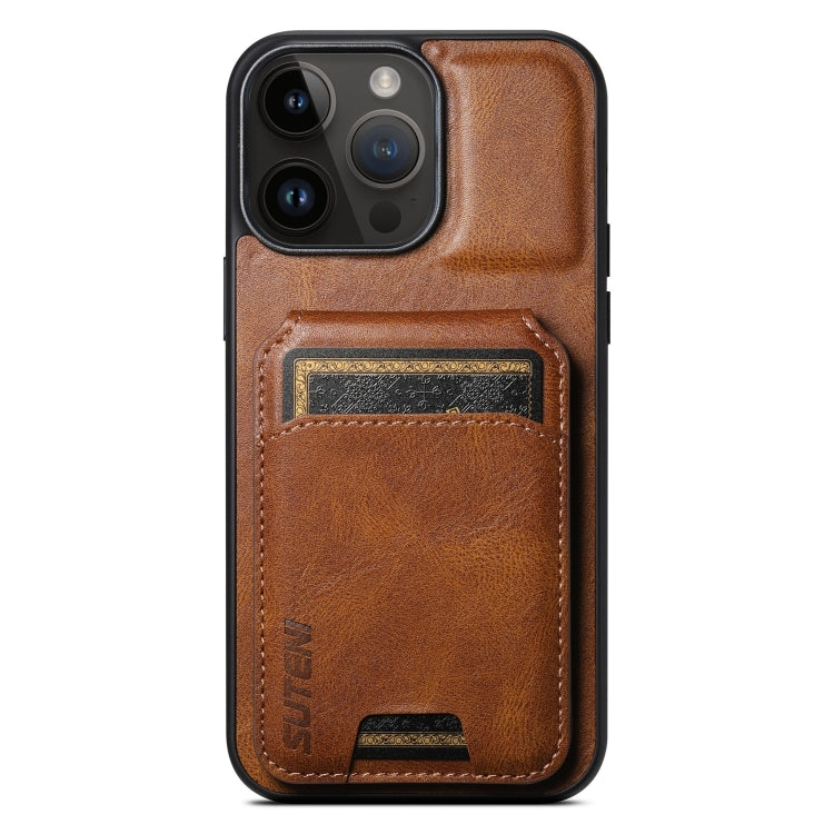 Suteni H02 Leather Wallet Stand Back Phone Case, For iPhone 14 Pro Max, For iPhone 13 Pro Max, For iPhone 13 Pro, For iPhone 13, For iPhone 12 Pro Max, For iPhone 11 Pro Max, For iPhone 11, For iPhone 11 Pro, For iPhone X / XS, For iPhone XR�����������...