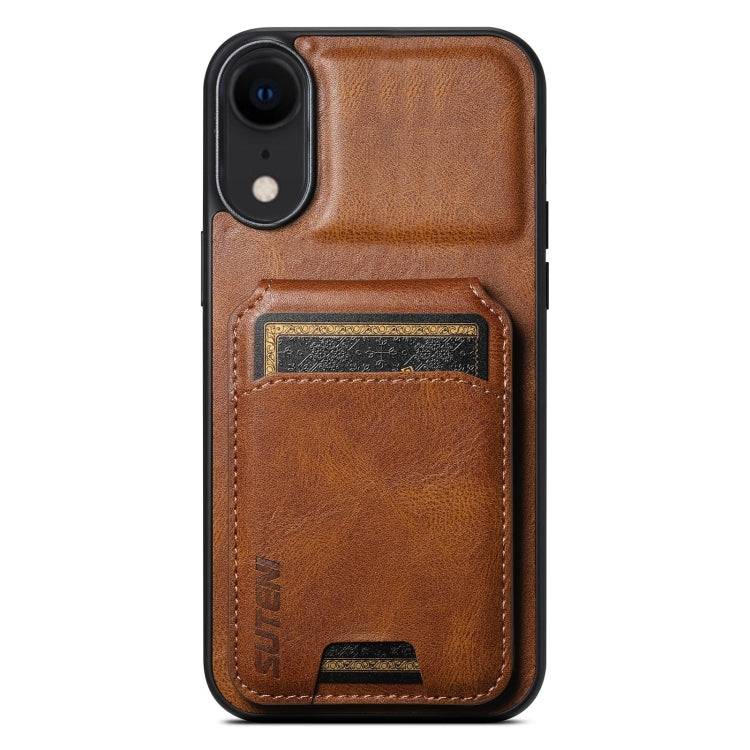 Suteni H02 Leather Wallet Stand Back Phone Case, For iPhone 14 Pro Max, For iPhone 13 Pro Max, For iPhone 13 Pro, For iPhone 13, For iPhone 12 Pro Max, For iPhone 11 Pro Max, For iPhone 11, For iPhone 11 Pro, For iPhone X / XS, For iPhone XR�����������...