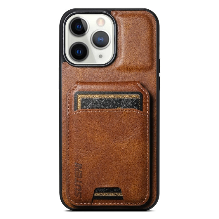 Suteni H02 Leather Wallet Stand Back Phone Case, For iPhone 14 Pro Max, For iPhone 13 Pro Max, For iPhone 13 Pro, For iPhone 13, For iPhone 12 Pro Max, For iPhone 11 Pro Max, For iPhone 11, For iPhone 11 Pro, For iPhone X / XS, For iPhone XR�����������...
