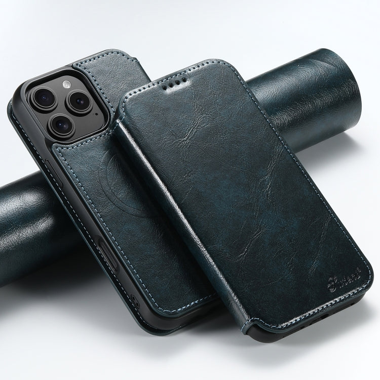 Suteni J05 Leather Magnetic MagSafe Phone Case, For iPhone 17 Pro Max, For iPhone 17 Pro, For iPhone 17, For iPhone 17 AIr, For iPhone 16 Pro Max, For iPhone 16 Pro, For iPhone 16 Plus, For iPhone 16, For iPhone 15 Pro Max, For iPhone 15 Pro�����������...