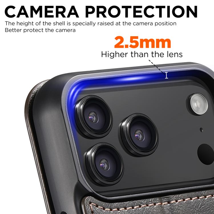Suteni J05 Leather Magnetic MagSafe Phone Case, For iPhone 17 Pro Max, For iPhone 17 Pro, For iPhone 17, For iPhone 17 AIr, For iPhone 16 Pro Max, For iPhone 16 Pro, For iPhone 16 Plus, For iPhone 16, For iPhone 15 Pro Max, For iPhone 15 Pro�����������...