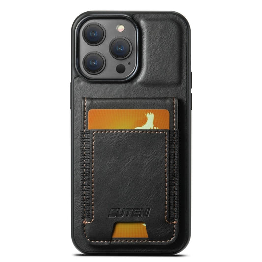 Suteni H03 Oil Wax Leather Wallet Stand Back Phone Case, For iPhone 14 Pro Max, For iPhone 13 Pro Max, For iPhone 13 Pro, For iPhone 13, For iPhone 12 Pro Max, For iPhone 11 Pro Max, For iPhone 11, For iPhone 11 Pro, For iPhone 12 / 12 Pro