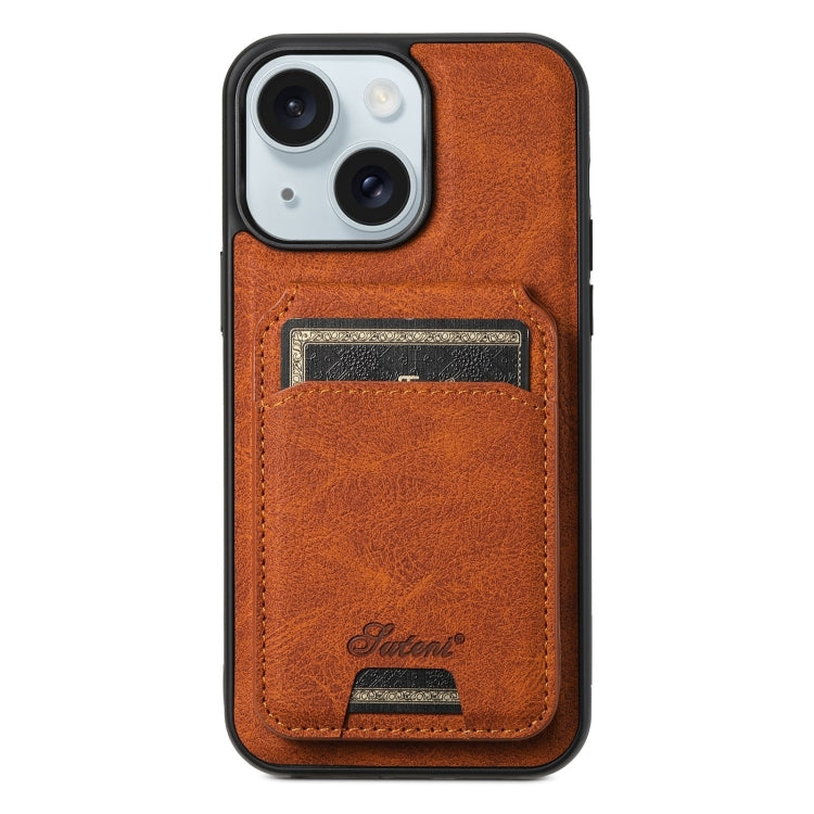 Suteni H17 Litchi Texture Leather MagSafe Detachable Wallet Phone Case, For iPhone 15, For iPhone 14 Plus, For iPhone 14, For iPhone 14 Pro, For iPhone 14 Pro Max, For iPhone 13 Pro Max, For iPhone 13 Pro, For iPhone 13, For iPhone 12������������������...