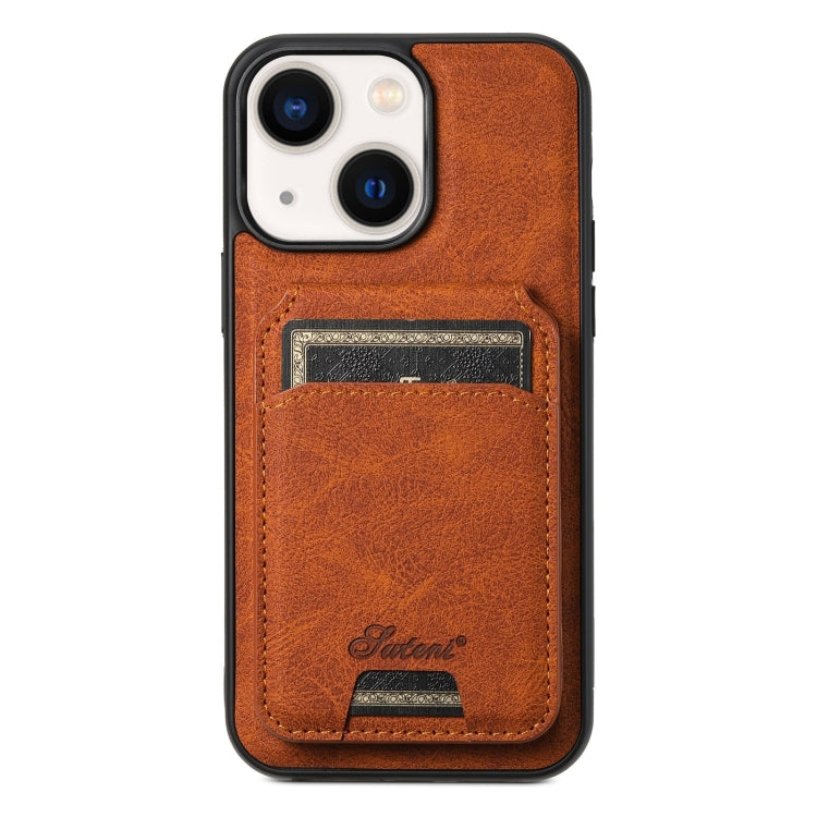 Suteni H17 Litchi Texture Leather MagSafe Detachable Wallet Phone Case, For iPhone 15, For iPhone 14 Plus, For iPhone 14, For iPhone 14 Pro, For iPhone 14 Pro Max, For iPhone 13 Pro Max, For iPhone 13 Pro, For iPhone 13, For iPhone 12������������������...