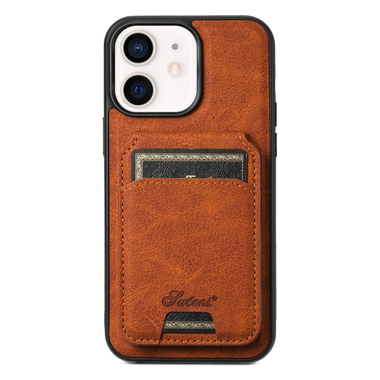 Suteni H17 Litchi Texture Leather MagSafe Detachable Wallet Phone Case, For iPhone 15, For iPhone 14 Plus, For iPhone 14, For iPhone 14 Pro, For iPhone 14 Pro Max, For iPhone 13 Pro Max, For iPhone 13 Pro, For iPhone 13, For iPhone 12������������������...