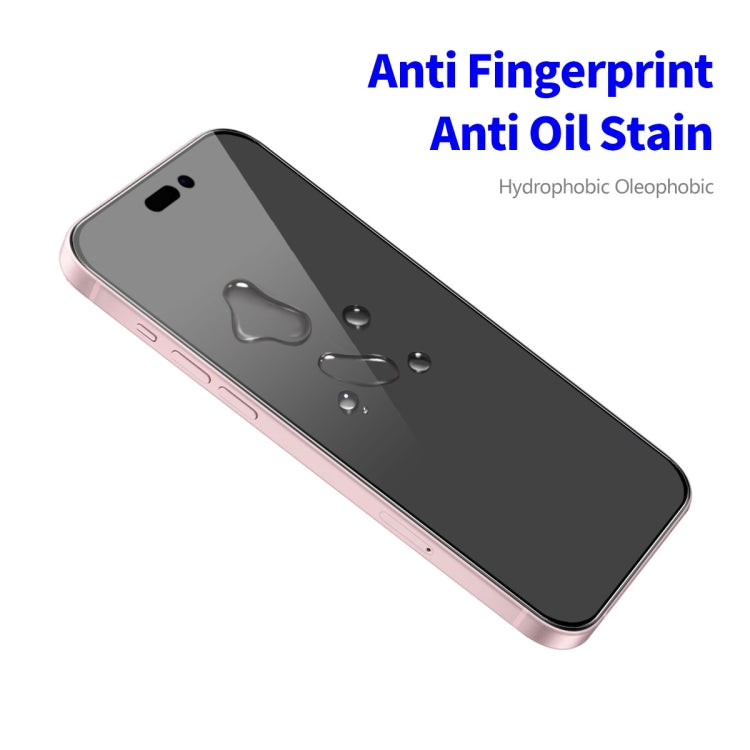 ENKAY Easy Install Anti-peeping Privacy Full Screen Tempered Glass Film, For iPhone 14 / 16e / 13 / 13 Pro, For iPhone 16 Pro Max, For iPhone 16 Pro, For iPhone 16 Plus, For iPhone 15 Plus, For iPhone 16, For iPhone 15, For iPhone 15 Pro Max�����������...