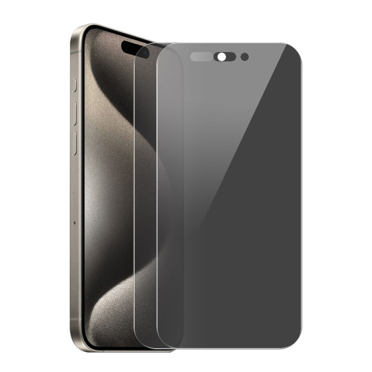 2pcs ENKAY Hat-Prince 28 Degree Anti-peeping Privacy Tempered Glass Film, For iPhone 17 Pro Max, For iPhone 17 Pro, For iPhone 17, For iPhone 17 Air, For iPhone 16 Pro Max, For iPhone 16 Pro, For iPhone 16 Plus, For iPhone 16, For iPhone 15 Pro Max����...