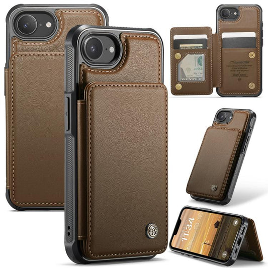 CaseMe C22 Card Slots Holder RFID Anti-theft Phone Case, For iPhone 16e, For iPhone 16 Pro Max, For iPhone 16 Pro, For iPhone 16 Plus, For iPhone 16