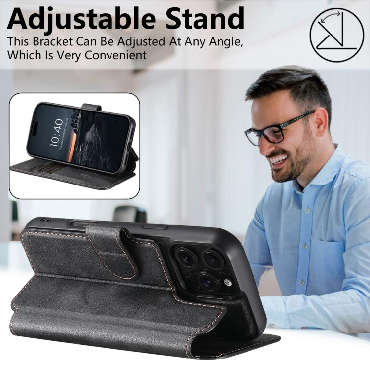 Suteni Q05 2-in-1 Multi-function Detachable Wallet MagSafe Phone Case, For iPhone 13 Pro Max, For iPhone 13 Pro, For iPhone 13, For iPhone 12, For iPhone 12 Pro Max, For iPhone 12 Pro