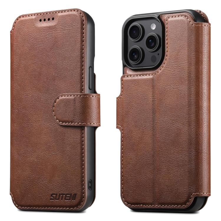Suteni Q05 2-in-1 Multi-function Detachable Wallet MagSafe Phone Case, For iPhone 13 Pro Max, For iPhone 13 Pro, For iPhone 13, For iPhone 12, For iPhone 12 Pro Max, For iPhone 12 Pro