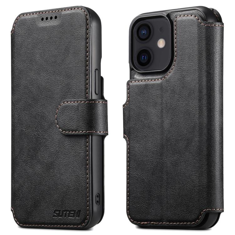 Suteni Q05 2-in-1 Multi-function Detachable Wallet MagSafe Phone Case, For iPhone 13 Pro Max, For iPhone 13 Pro, For iPhone 13, For iPhone 12, For iPhone 12 Pro Max, For iPhone 12 Pro