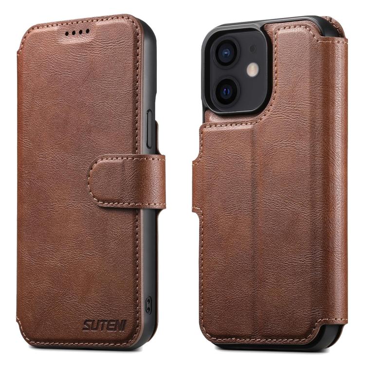 Suteni Q05 2-in-1 Multi-function Detachable Wallet MagSafe Phone Case, For iPhone 13 Pro Max, For iPhone 13 Pro, For iPhone 13, For iPhone 12, For iPhone 12 Pro Max, For iPhone 12 Pro