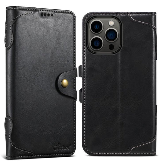 Suteni Q-03 Oil Wax Magnetic Clasp Leather Phone Case, For iPhone 14 Pro Max, For iPhone 13 Pro Max, For iPhone 13 Pro, For iPhone 13, For iPhone 13 mini, For iPhone 12 Pro, For iPhone 12 Pro Max, For iPhone 12 mini, For iPhone 7 / 8 / SE 2022���������...
