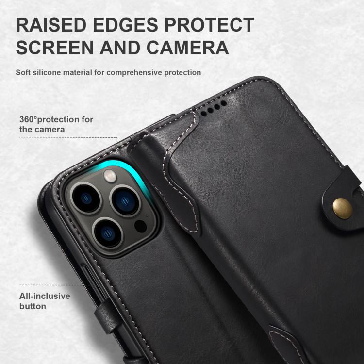 Suteni Q-03 Oil Wax Magnetic Clasp Leather Phone Case, For iPhone X / XS, For iPhone XR, For iPhone XS Max, For iPhone 8 Plus / 7 Plus