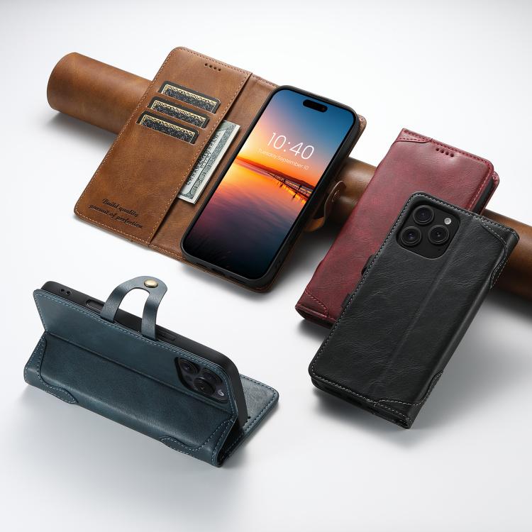 Suteni Q-03 Oil Wax Magnetic Clasp Leather Phone Case, For iPhone X / XS, For iPhone XR, For iPhone XS Max, For iPhone 8 Plus / 7 Plus