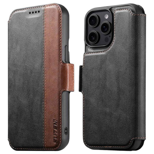 Suteni Q07 2-in-1 Multi-function Detachable Wallet MagSafe Phone Case