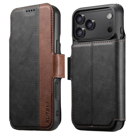 Suteni Q07 2-in-1 Multi-function Detachable Wallet MagSafe Phone Case