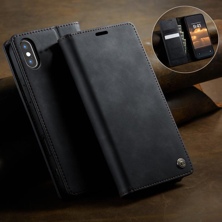 CaseMe 033 Calf Leather Lining Microfibre RFID Blocking Phone Case