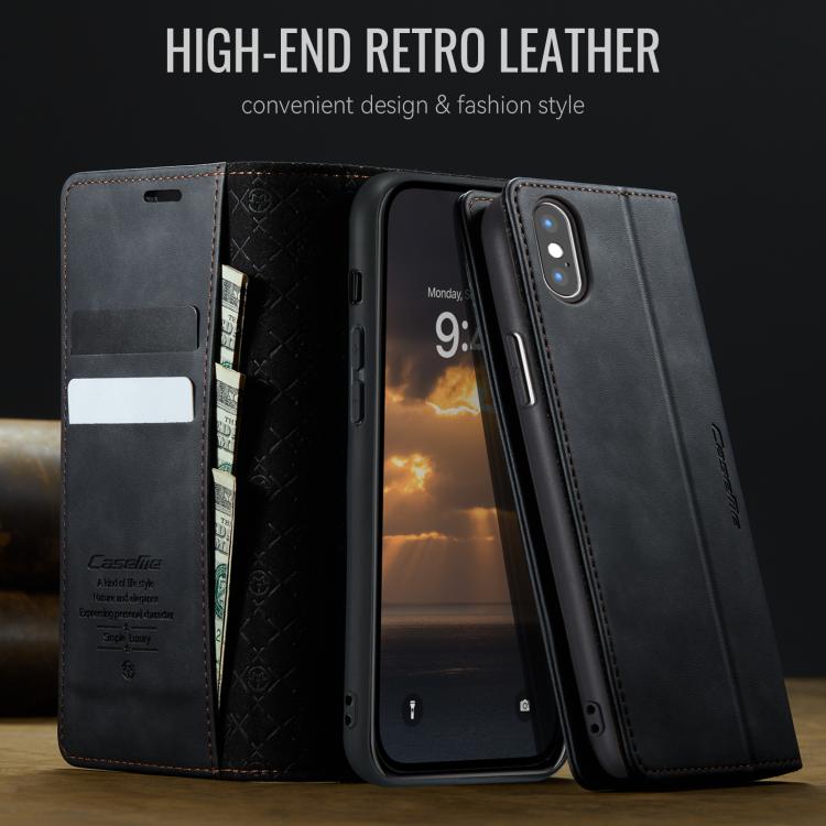 CaseMe 033 Calf Leather Lining Microfibre RFID Blocking Phone Case