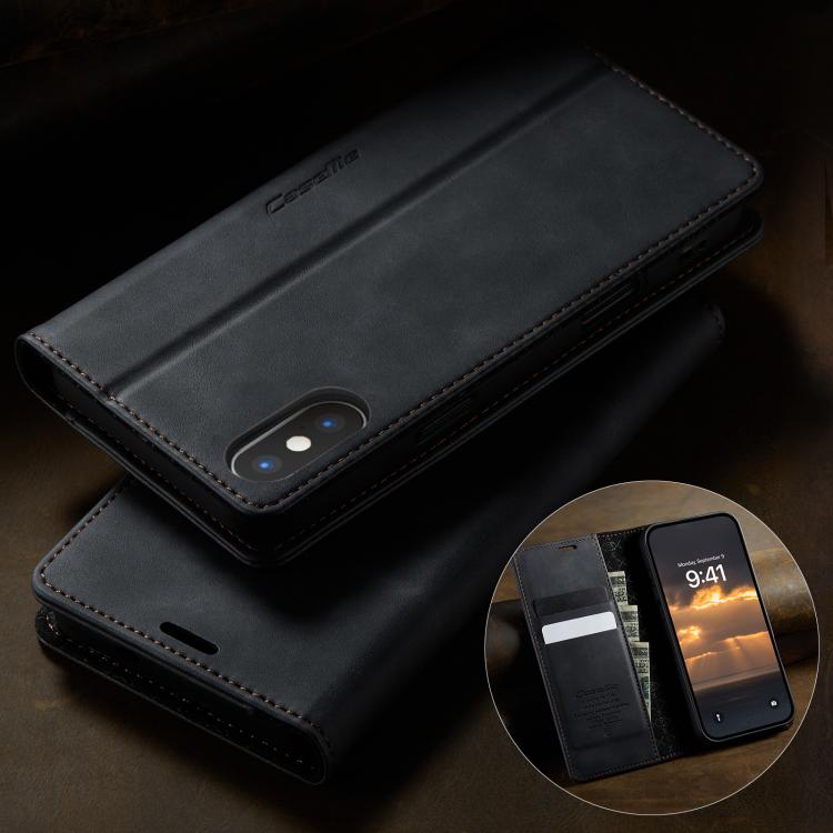 CaseMe 033 Calf Leather Lining Microfibre RFID Blocking Phone Case