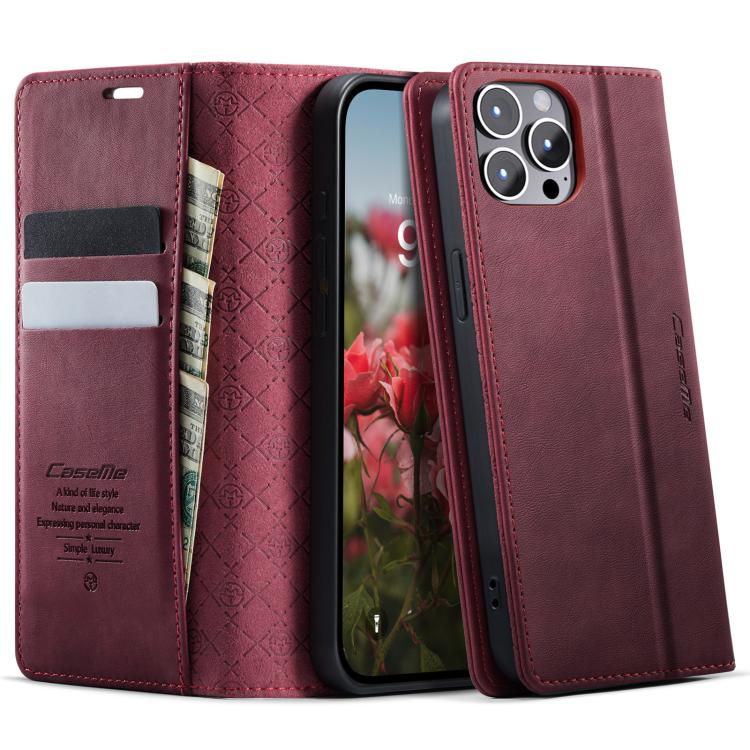 CaseMe 033 Calf Leather Lining Microfibre RFID Blocking Phone Case