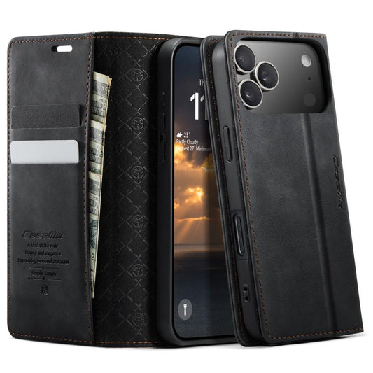 CaseMe 033 Calf Leather Lining Microfibre RFID Blocking Phone Case