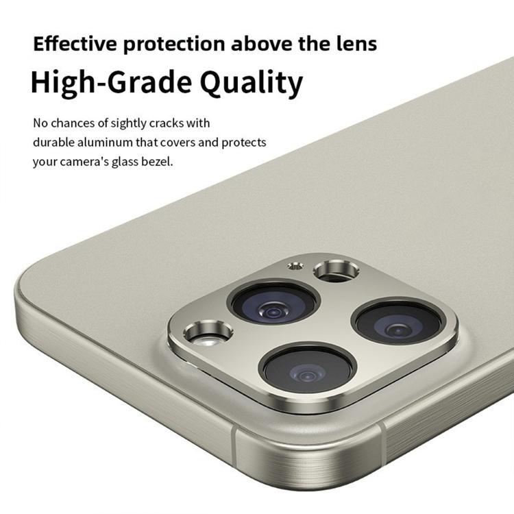 Kalebol Metal Hollow Lens Protection Ring, For iPhone 16 Pro Max, For iPhone 16 Pro